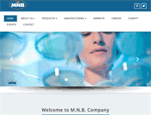Tablet Screenshot of mnbco.com